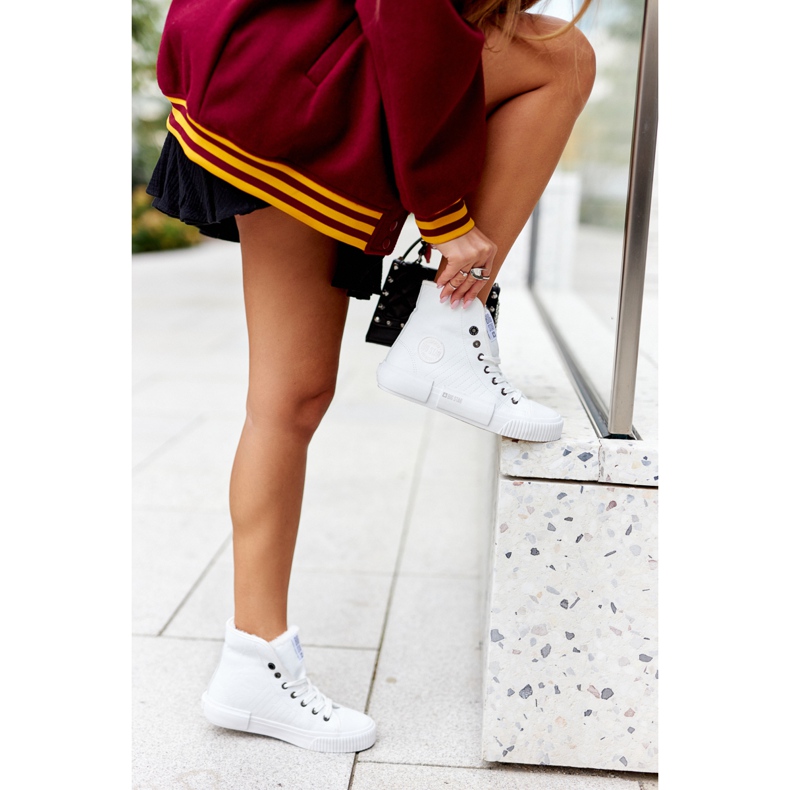 Ženske tenisice Big Star II274156 Bijele izolirane bijela 1