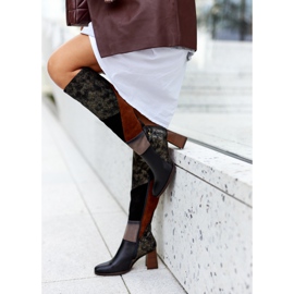 Smeđe čizme Maciejka sa patentnim zatvaračem 05240-02 smeđa crna 1