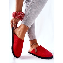 Big Star Ženske kućne papuče Panto Fino II267002 Crveno-smeđa 2