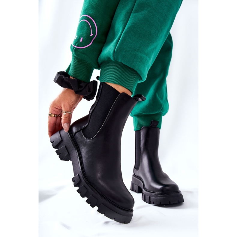 Crne čizme Hallam Black Jodhpur crna 1