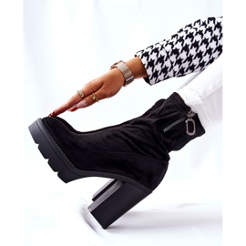 PG1 Crne Marlevo čizme od antilopa na postu crna 2