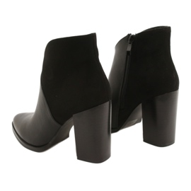 Čizme na stupu Black Filippo DBT1575 / 21 BK crno 3