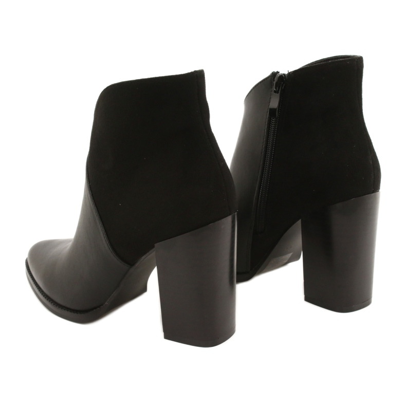 Čizme na stupu Black Filippo DBT1575 / 21 BK crno 3