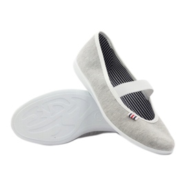 Ženske balerina tenisice Befado 493q sz bijela raznobojna siva 4