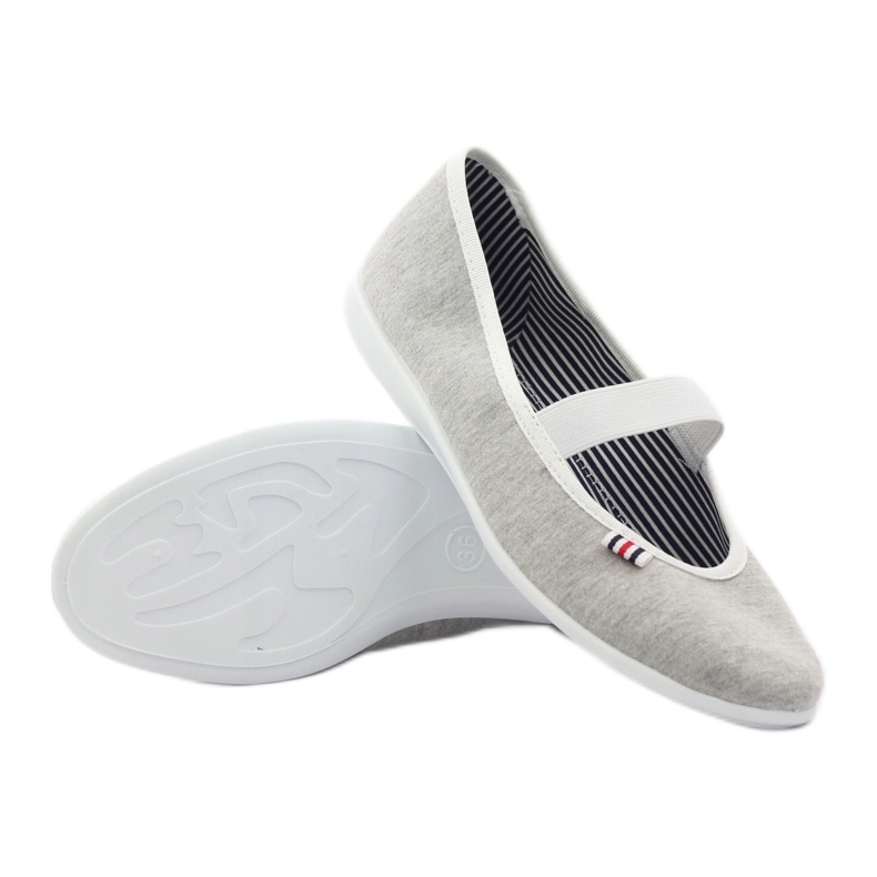 Ženske balerina tenisice Befado 493q sz bijela višebojan siva 4