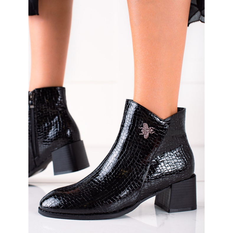 Filippo Elegantne čizme s izolacijom crno 2