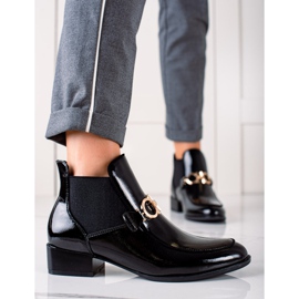 W. Potocki Potocki čizme crna zlatni 1