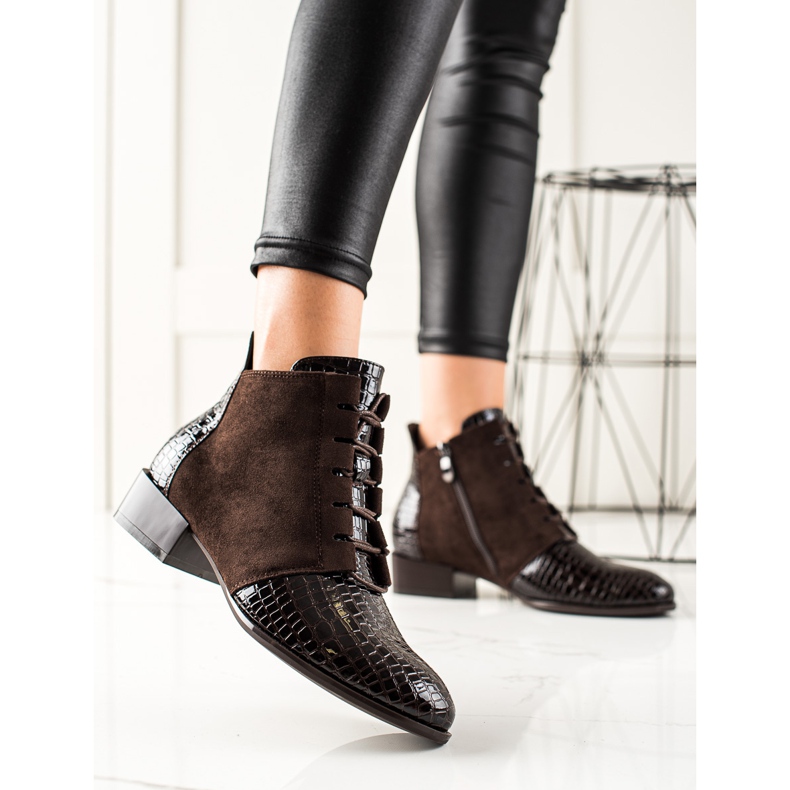 W. Potocki Elegantne Potocki čizme smeđa 1