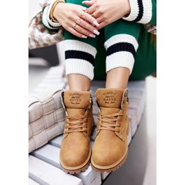 PH1 Ženske izolirane zamke s patentnim zatvaračem, Camel Lenox smeđa 2