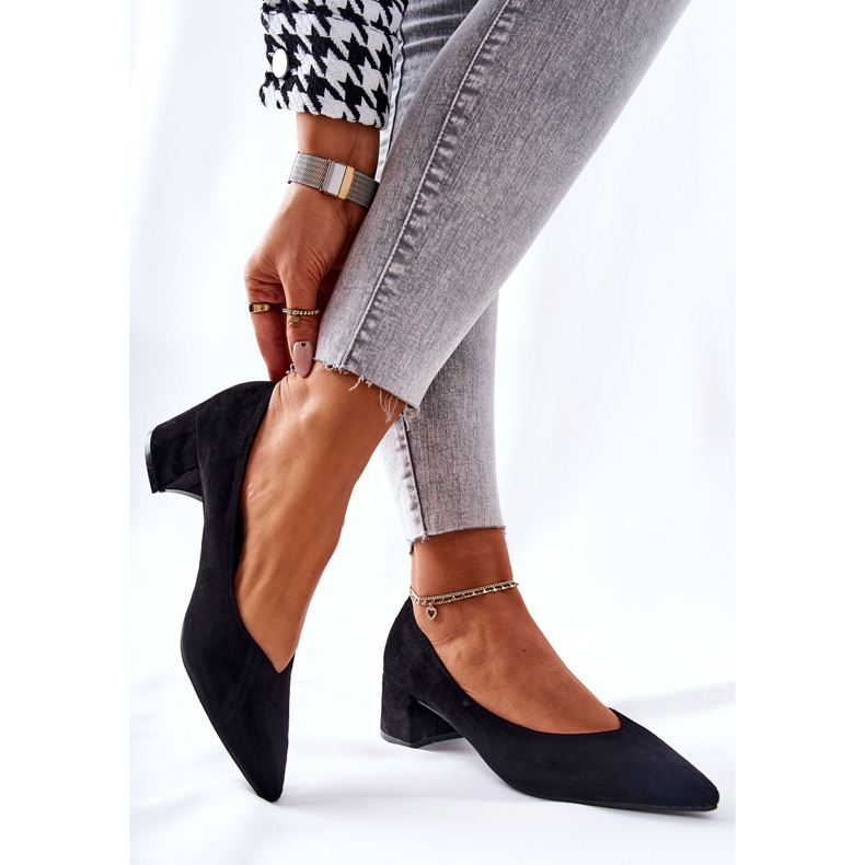 PG1 Suede pumpe na crnoj Rossie post 2