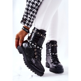 PG1 Crne Nephele tople čizme Radničke s čapovima crna 1