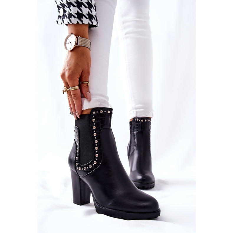 PG1 Čizme na stupu s crnim Wissey Jets crna 1