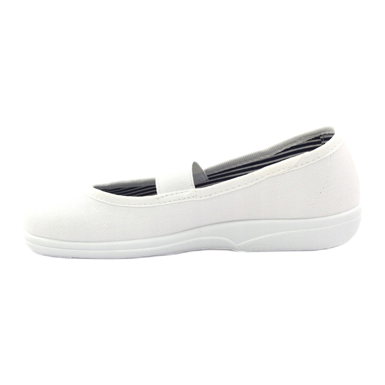 Djevojačke papuče Češka Befado 274X013 bijela 2