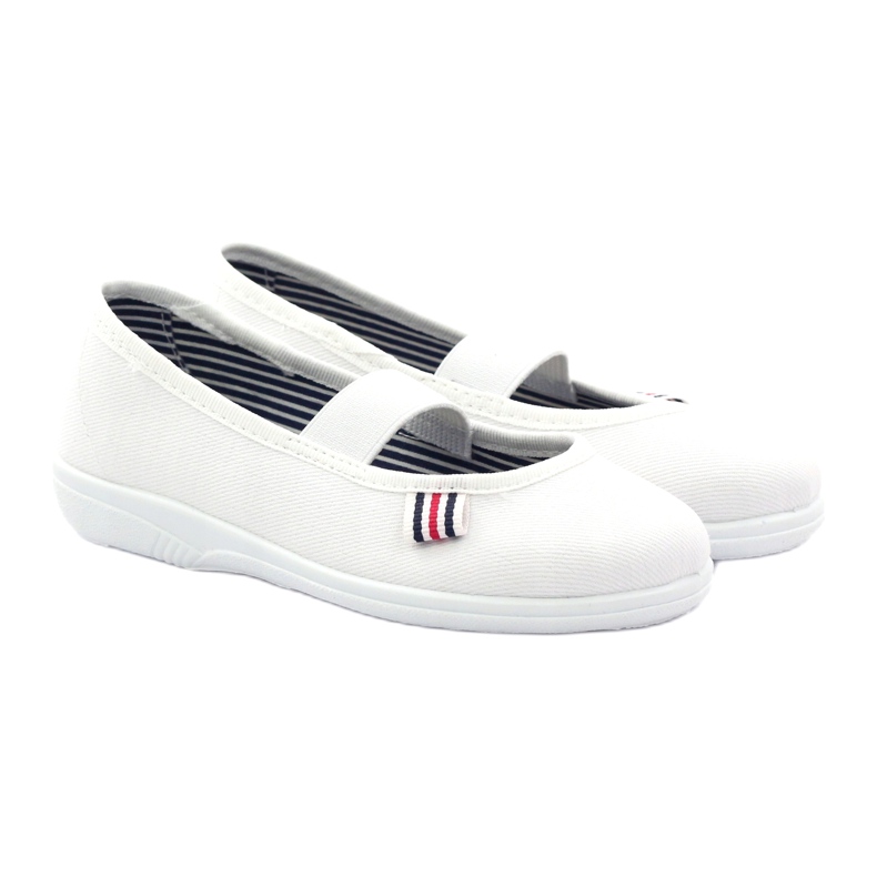 Djevojačke papuče Češka Befado 274X013 bijela 4