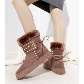 Almendra roze ženske čizme za snijeg ružičasta 1