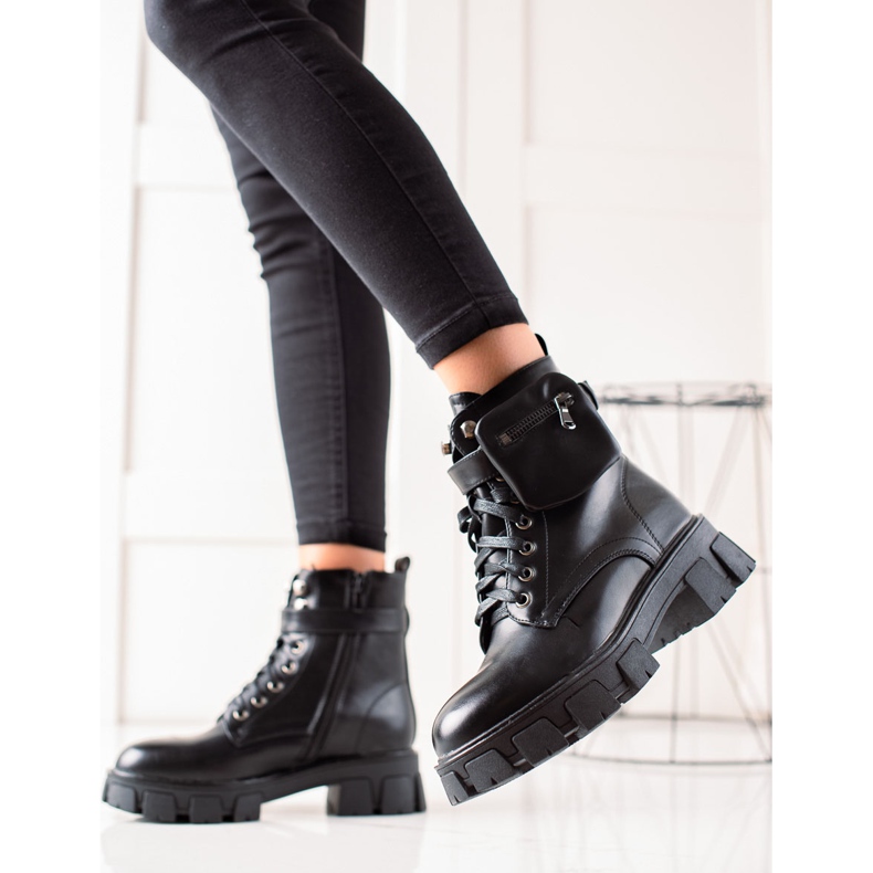 Doli-Berry Crni radnici s džepom crno 1