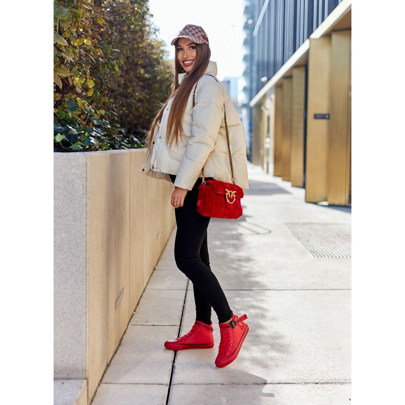 Visoko izolirane tenisice Big Star GG274028 Crvene crvena 2