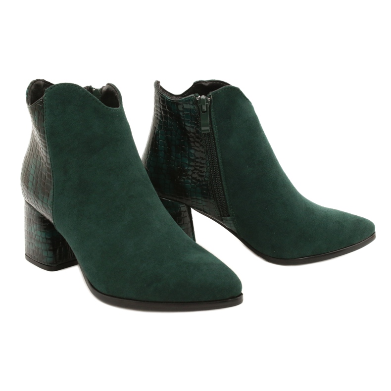 M.Daszyński Zelene antilop čizme MR2025-3 crna zelena 5