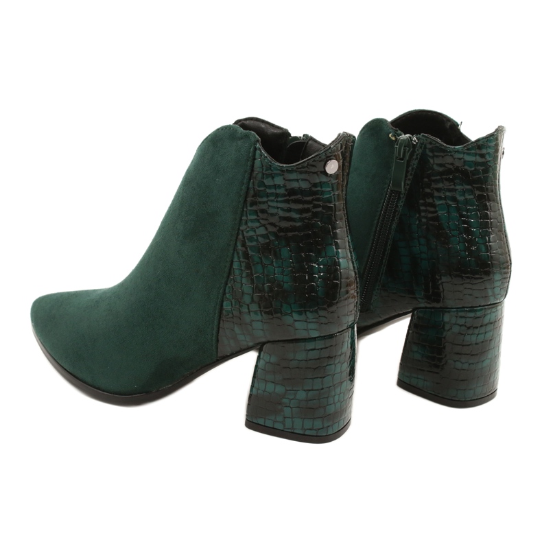 M.Daszyński Zelene antilop čizme MR2025-3 crna zelena 3