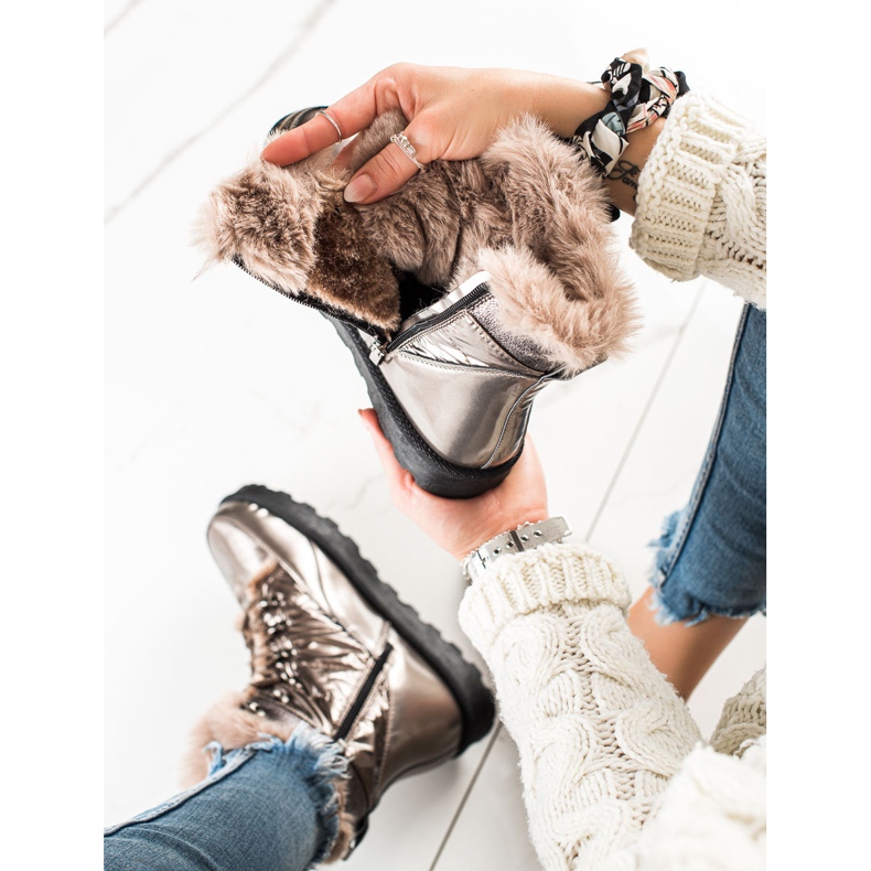 W. Potocki Tople Potocki čizme za snijeg smeđa 1