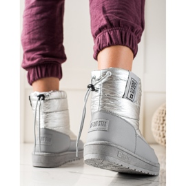 Ženske čizme za snijeg Big Star II274118 srebro siva 1