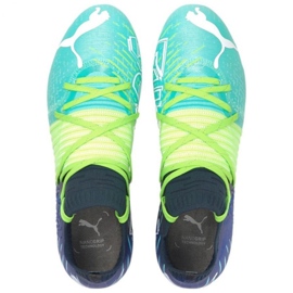 Kopačke Puma Futura Z 1.2 Fg Ag M 106476 03 mornarsko plava, višebojna zelena 1