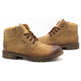 ABIS Tople muške cipele 197 smeđe smeđa 4