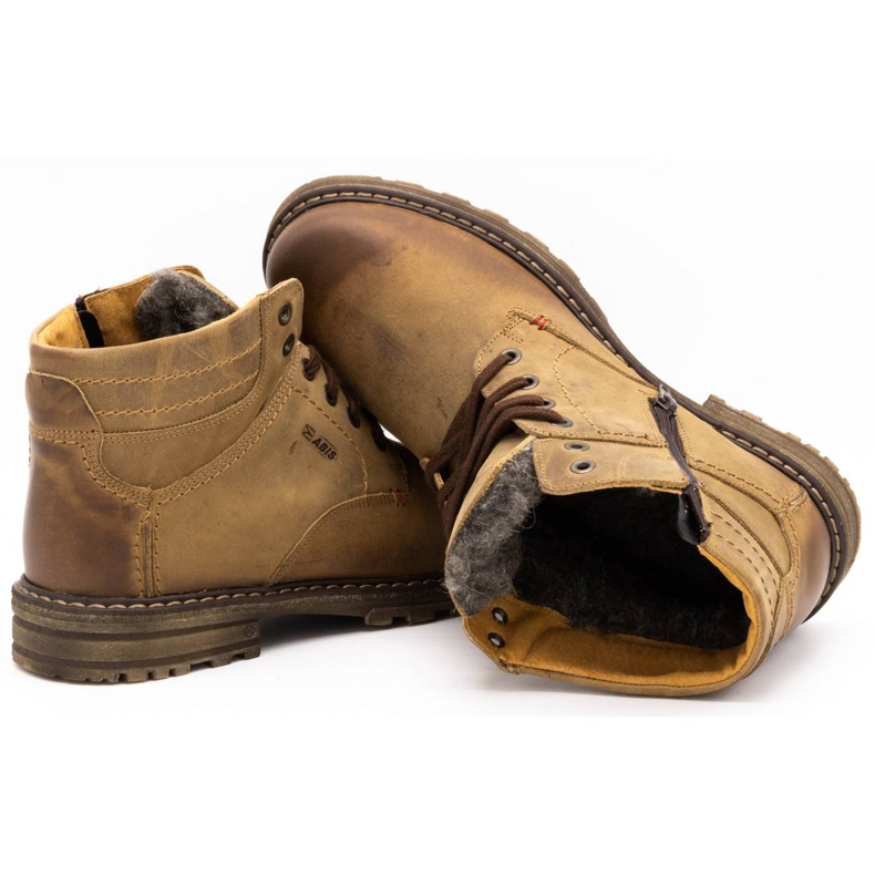 ABIS Tople muške cipele 197 smeđe smeđa 5