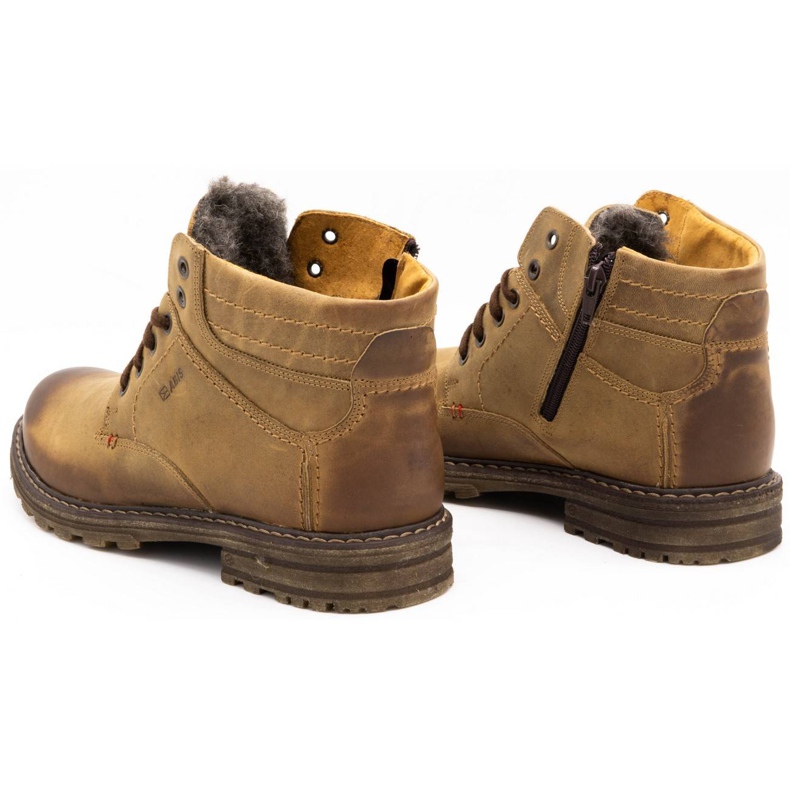 ABIS Tople muške cipele 197 smeđe smeđa 6