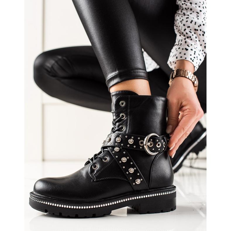 Kayla Rock radnici s mlazom crno 2