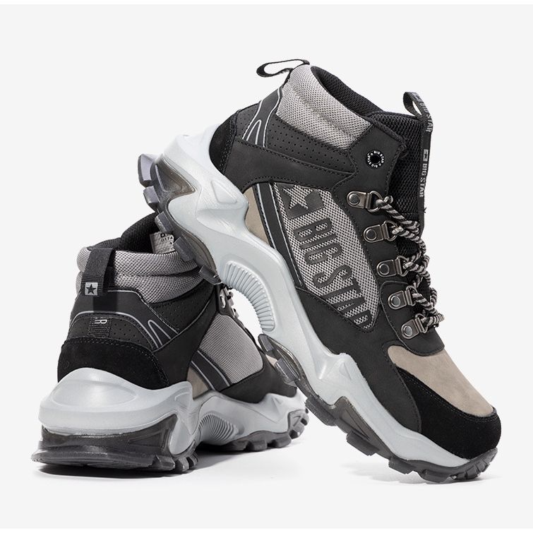 Maclovio muške crno-sive Big Star tenisice crna siva 1