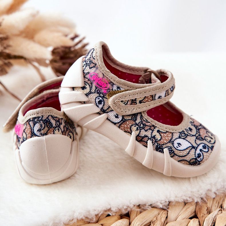 BEFADO S.A. Papuče Inblu Roe-deer 109P240 Bež smeđa 2