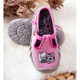 BEFADO S.A. Papuče Inblu Kittens 110P436 Pink ružičasta 1
