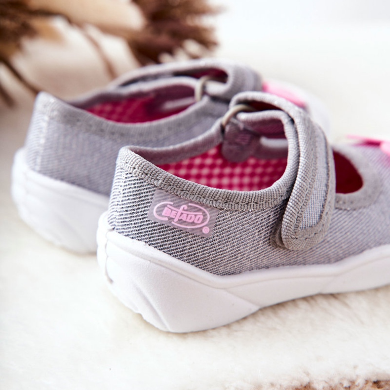 BEFADO S.A. Papuče Inblu Rabbit 209P033 Grey 1