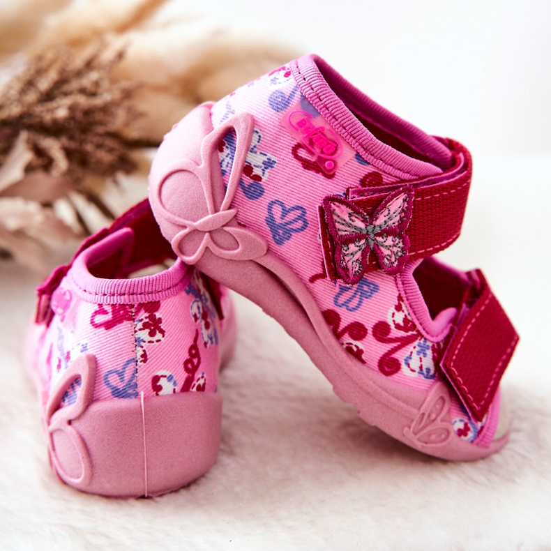 BEFADO S.A. Inblu sandale s čičak 342P021 ružičaste ružičasta 1