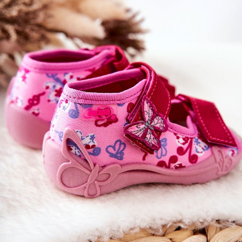 BEFADO S.A. Inblu sandale s čičak 342P021 ružičaste ružičasta 2