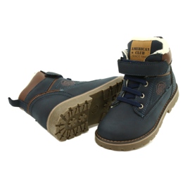 Radnici izolirani krznom American Club GC29 / 21 Navy smeđa tamnoplava 4