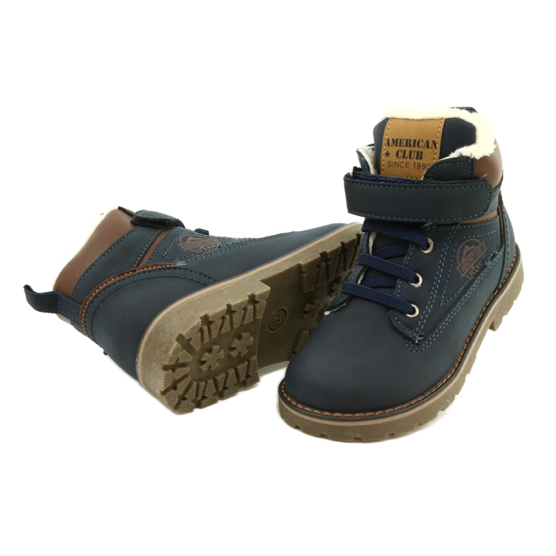 Radnici izolirani krznom American Club GC29 / 21 Navy smeđa mornarsko plava 4