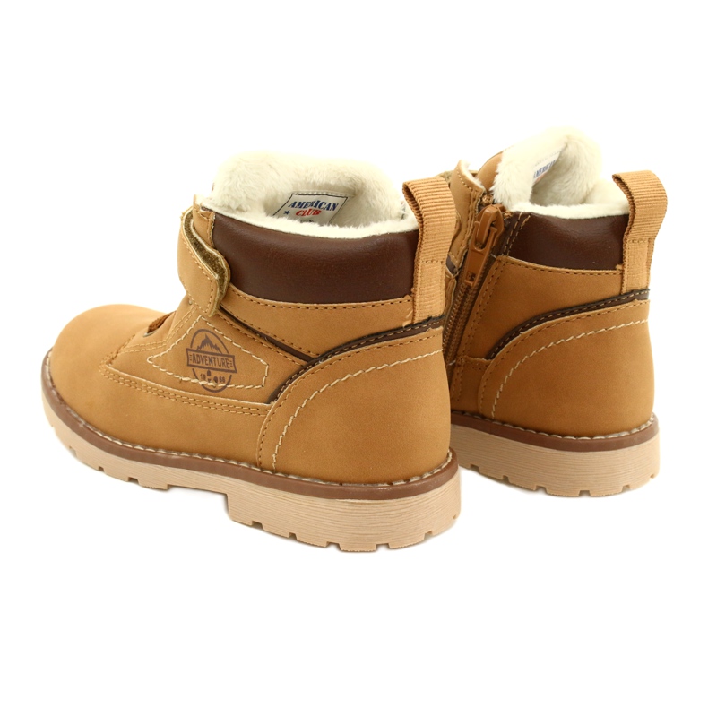 Radnici izolirani krznom American Club GC29 / 21 Camel bež smeđa žuta boja 4