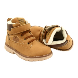 Radnici izolirani krznom American Club GC29 / 21 Camel bež smeđa žuta boja 5