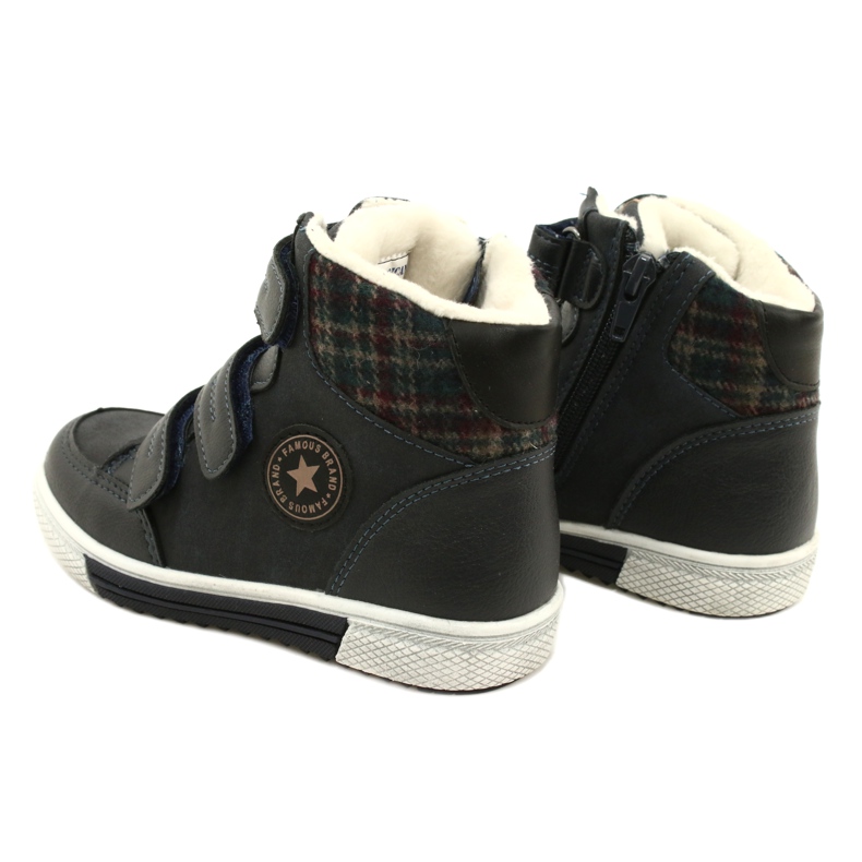 American Club Visoke sportske cipele s krznom American GC19 / 21 Navy Blue plava 3