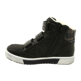 American Club Visoke sportske cipele s krznom American GC19 / 21 crne crna 2