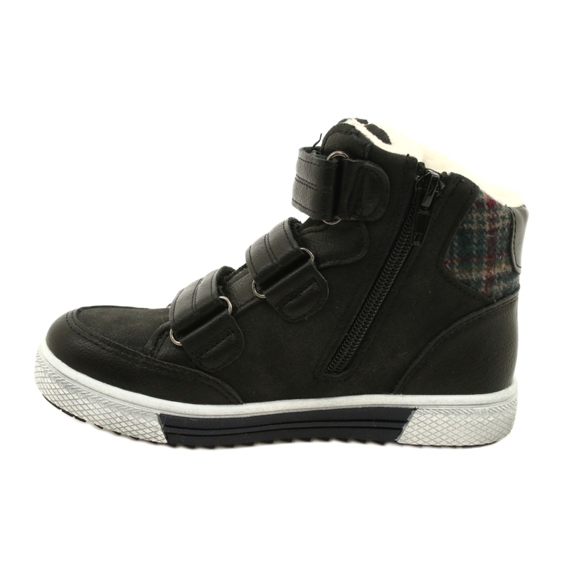 American Club Visoke sportske cipele s krznom American GC19 / 21 crne crno 2