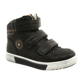 American Club Visoke sportske cipele s krznom American GC19 / 21 crne crno 1