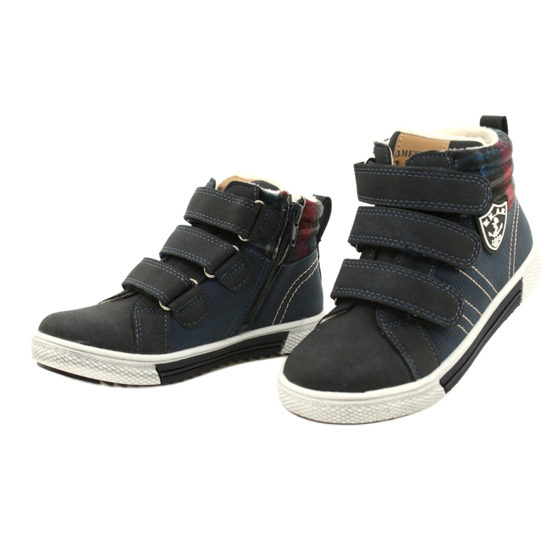 Sportske cipele izolirane krznom American Club GC24 / 21 Navy Blue plava 3