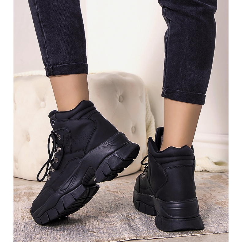 Crne zimske tenisice Big Star Arellano crna 1