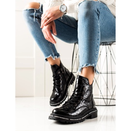 Filippo Modne kožne čizme crna 1