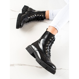 Sergio Leone čizme na vezanje crno 1