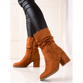 Evento Elegantne visoke čizme smeđa 1