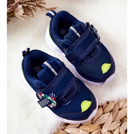 BEFADO S.A. Dječje sportske cipele s čičkom Befado 516P094 Mornarsko plava 1